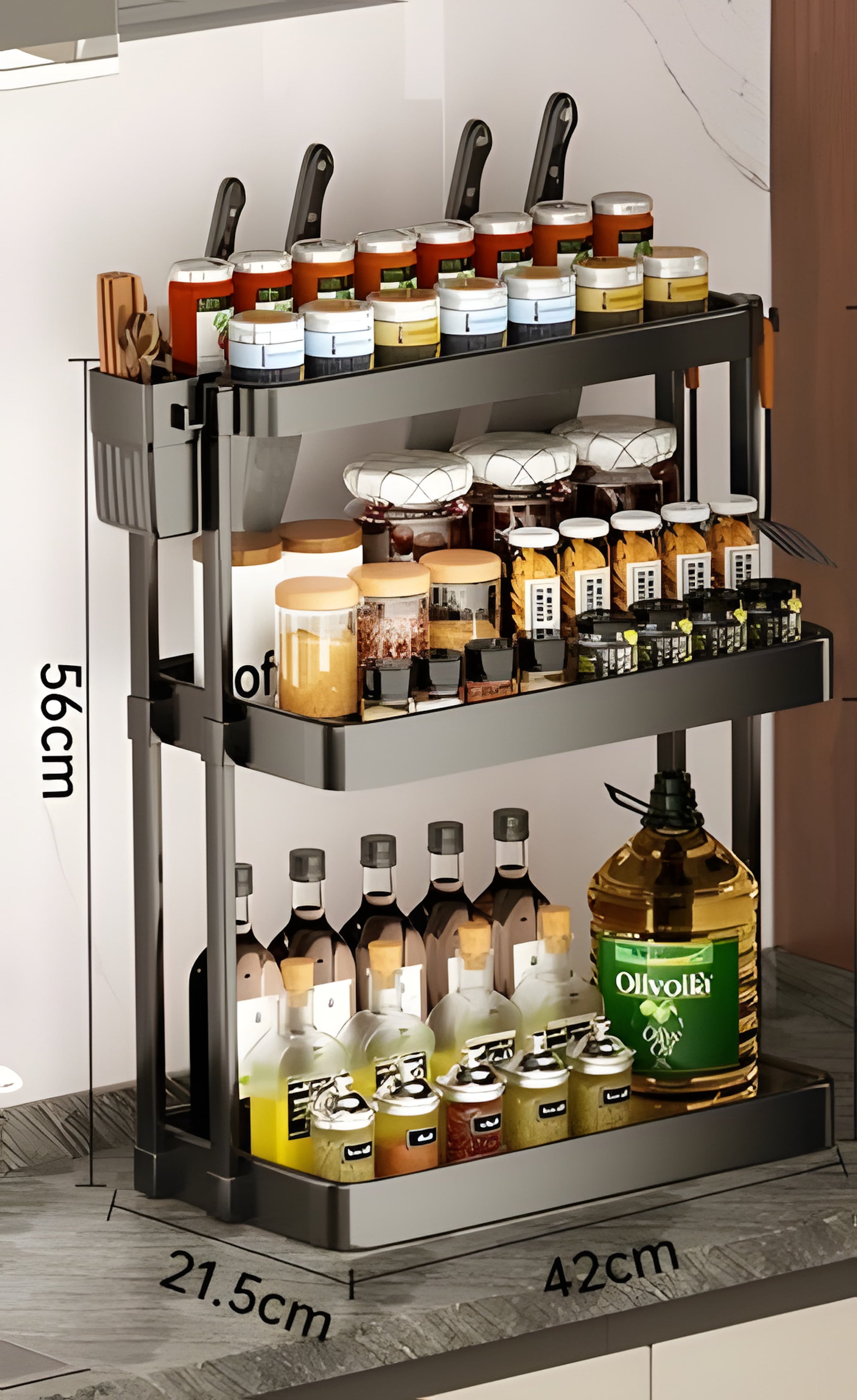 Prateleira Organizadora de Temperos