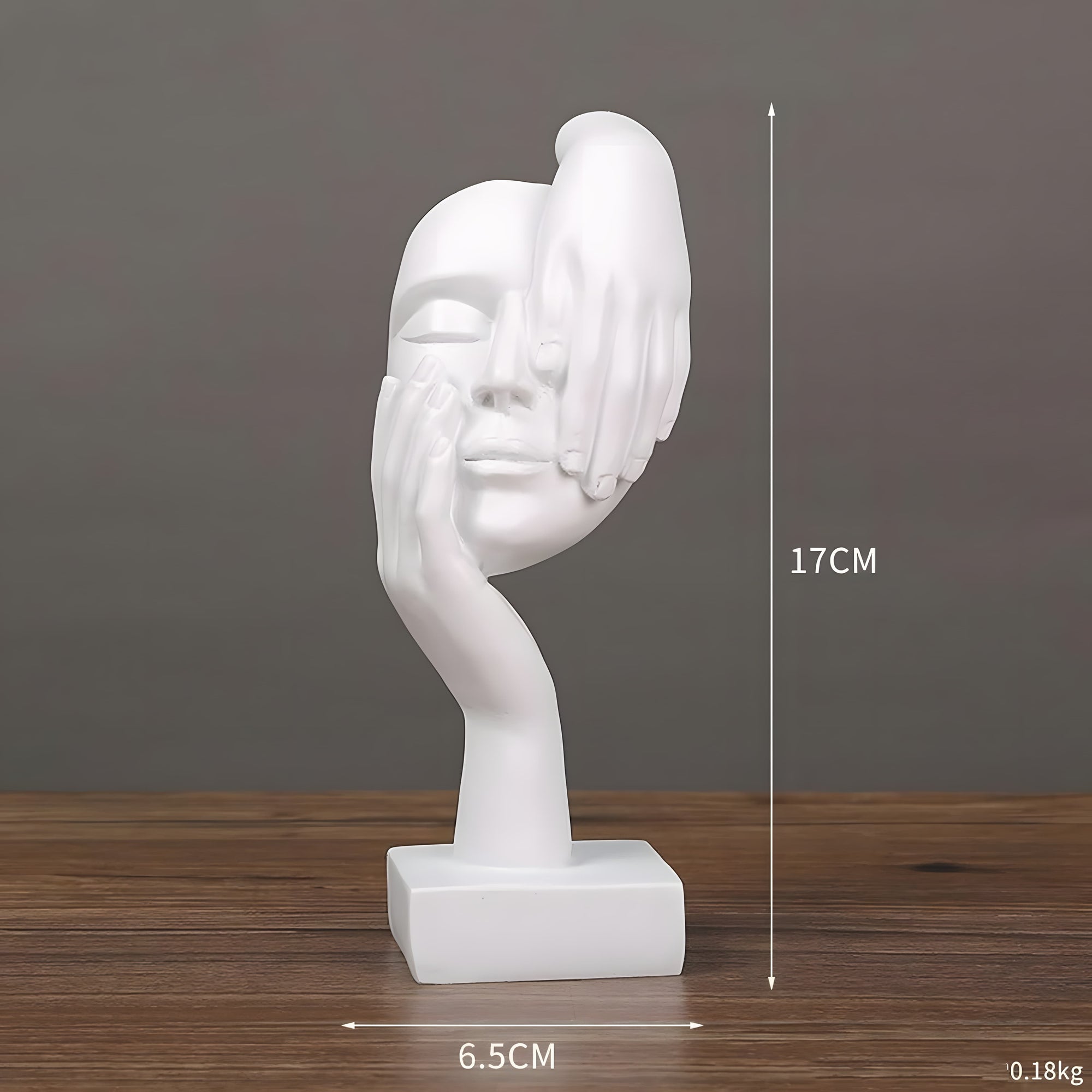 Escultura Decorativa Minimalista – Linha Reflexão Humana