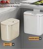 Lixeira de Parede Suspensa e Compacta
