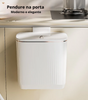 Lixeira de Parede Suspensa e Compacta