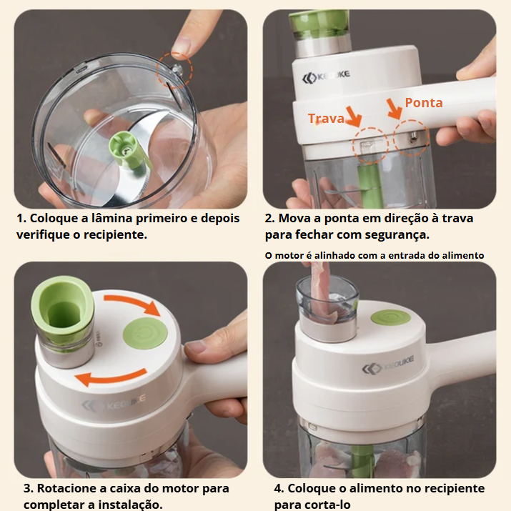 Fatiador Elétrico de Legumes