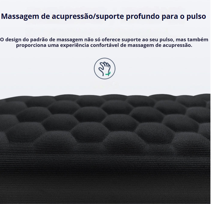 Kit Apoio Ergonômico para Mouse e Teclado